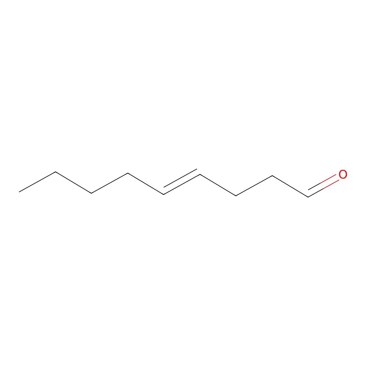 4-Nonenal, (4E)- molecular structure, CAS 2277-16-9
