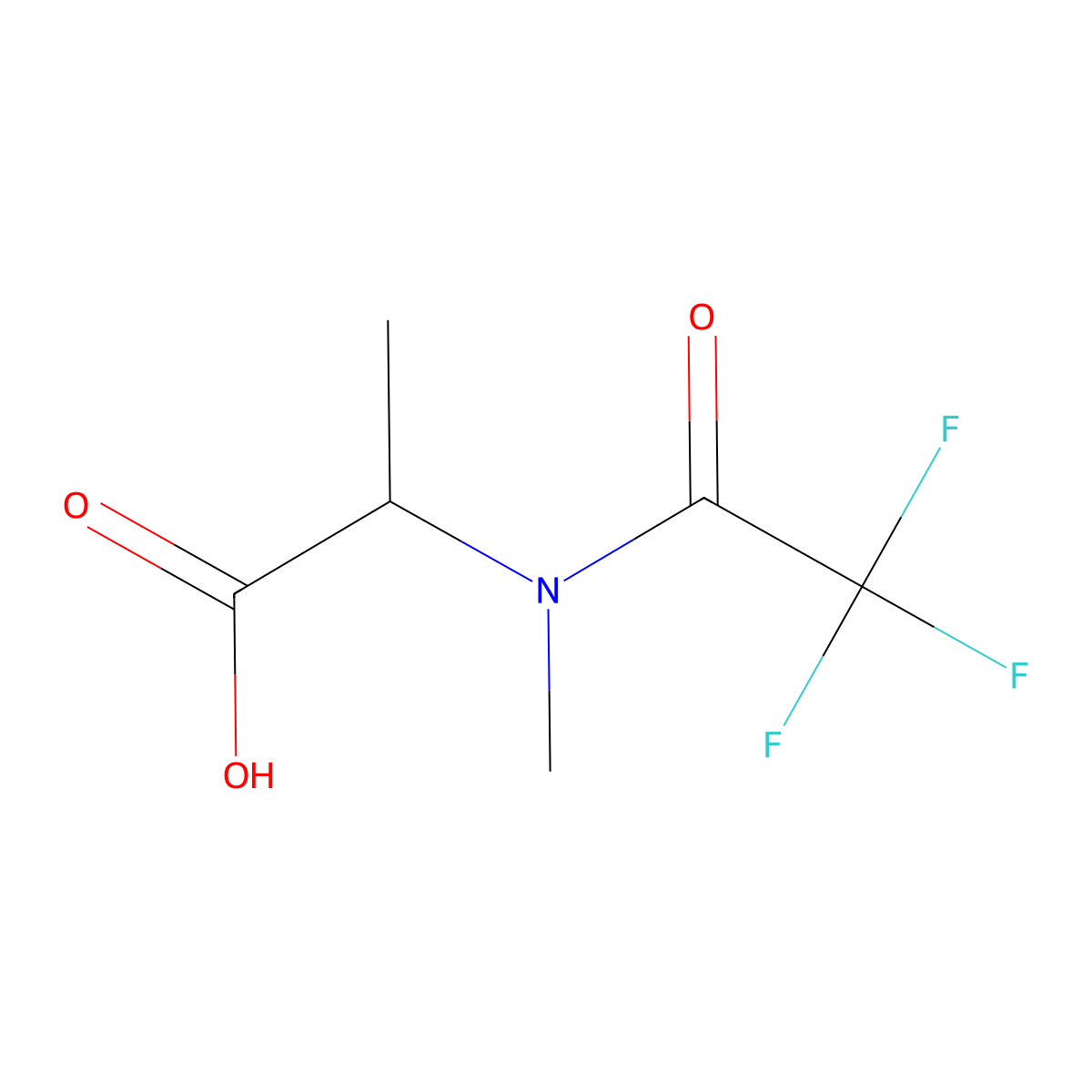 (2R)-2-(2,2,2-trifluoro-N-methylacetamido)propanoic acid molecular structure, CAS 2277028-48-3