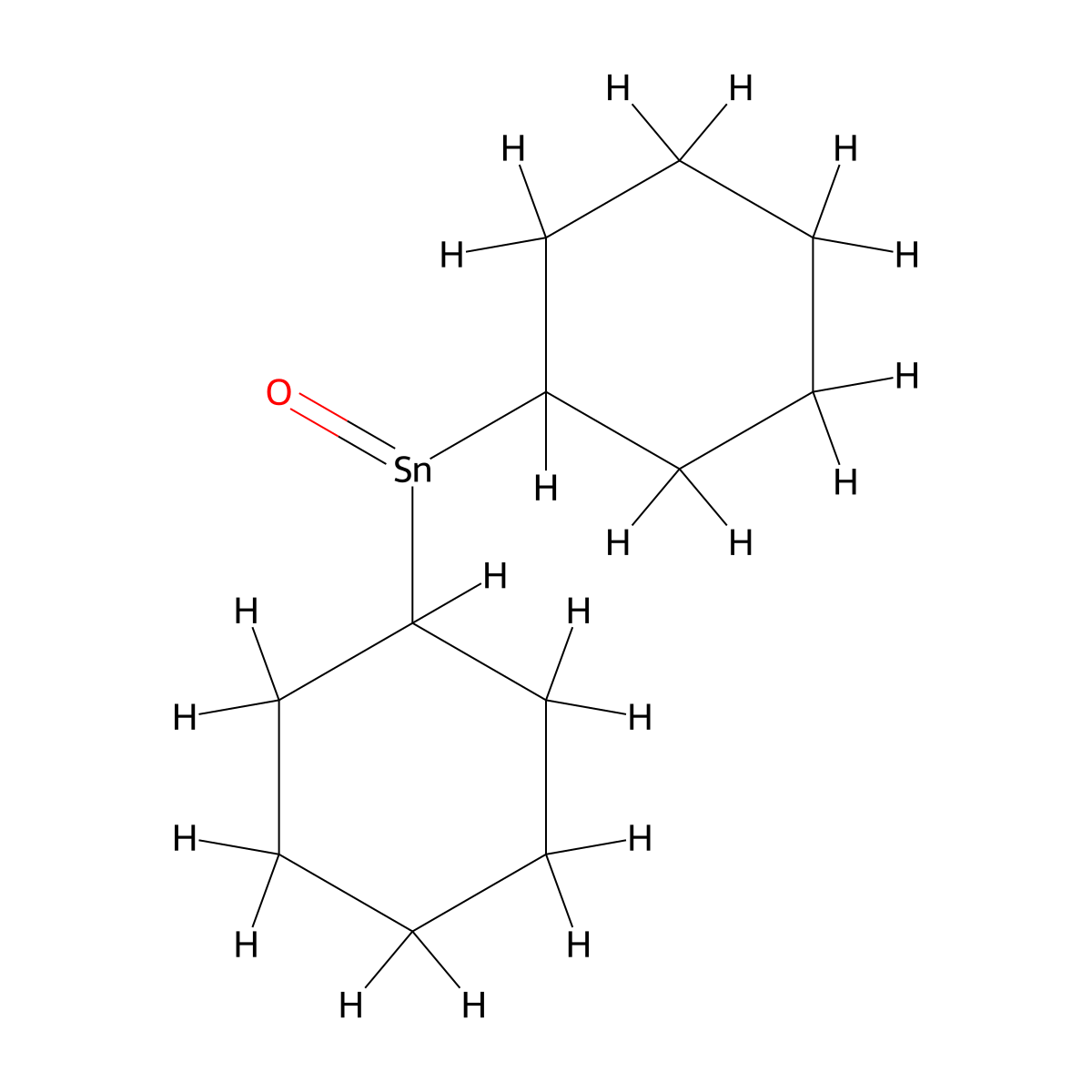 Dicyclohexyltin oxide molecular structure, CAS 22771-17-1