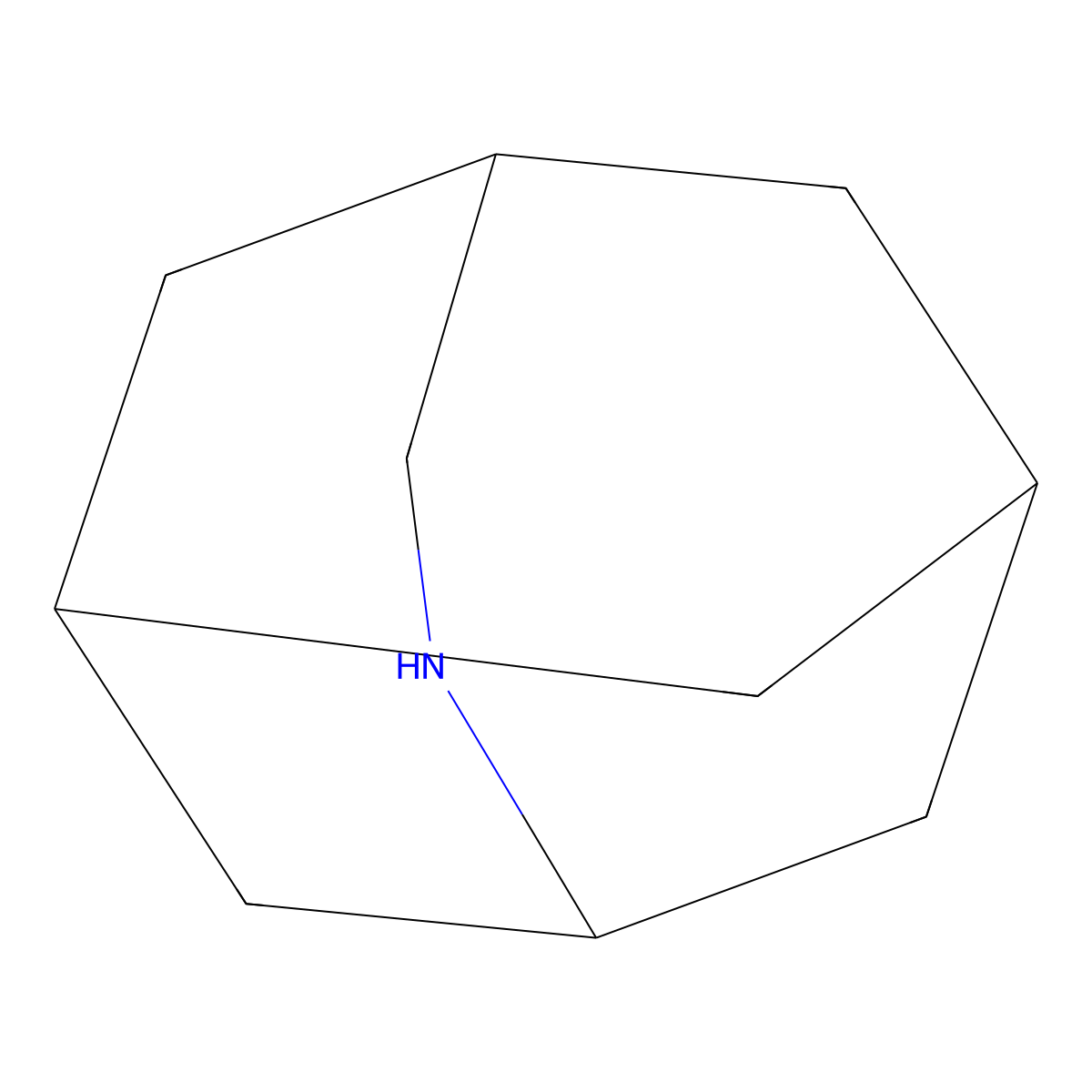 4-Azatricyclo[4.3.1.13,8]undecane molecular structure, CAS 22776-74-5