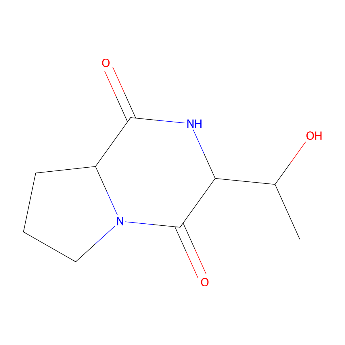 Cyclo(-Pro-Thr) molecular structure, CAS 227777-31-3