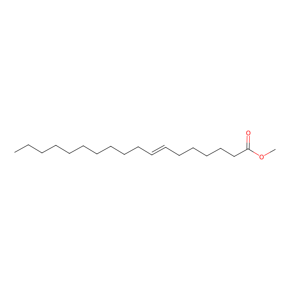 Methyl octadec-7-enoate molecular structure, CAS 2278-59-3
