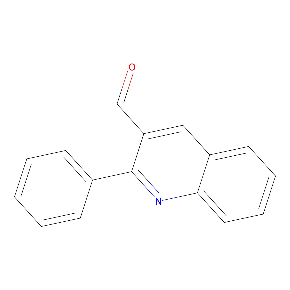 2-Phenyl-quinoline-3-carbaldehyde molecular structure, CAS 227803-21-6