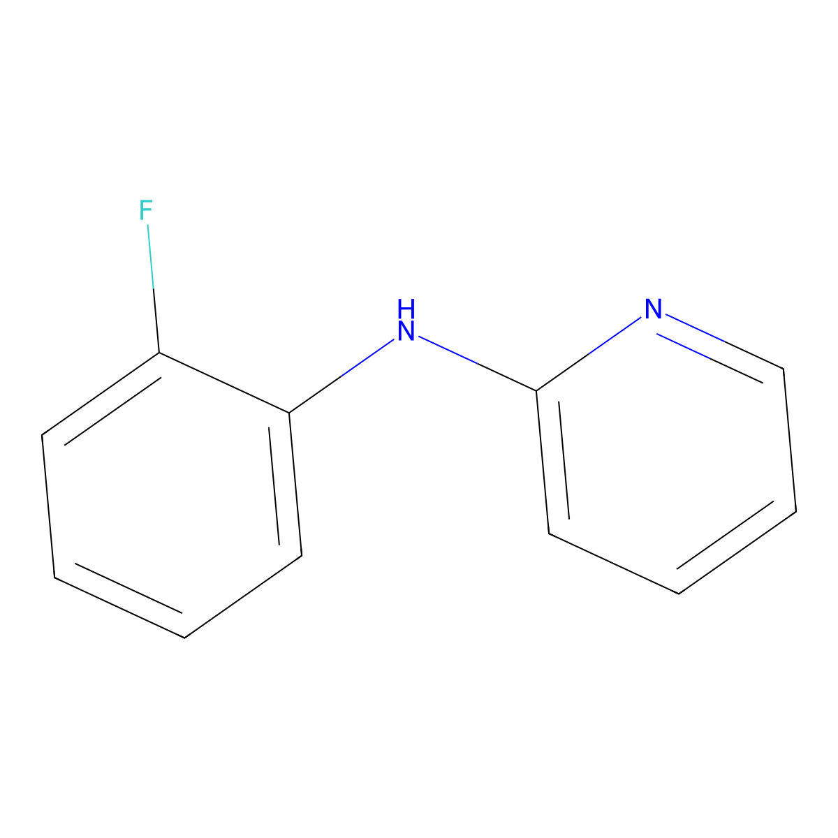 N-(2-fluorophenyl)pyridin-2-amine molecular structure, CAS 227805-77-8
