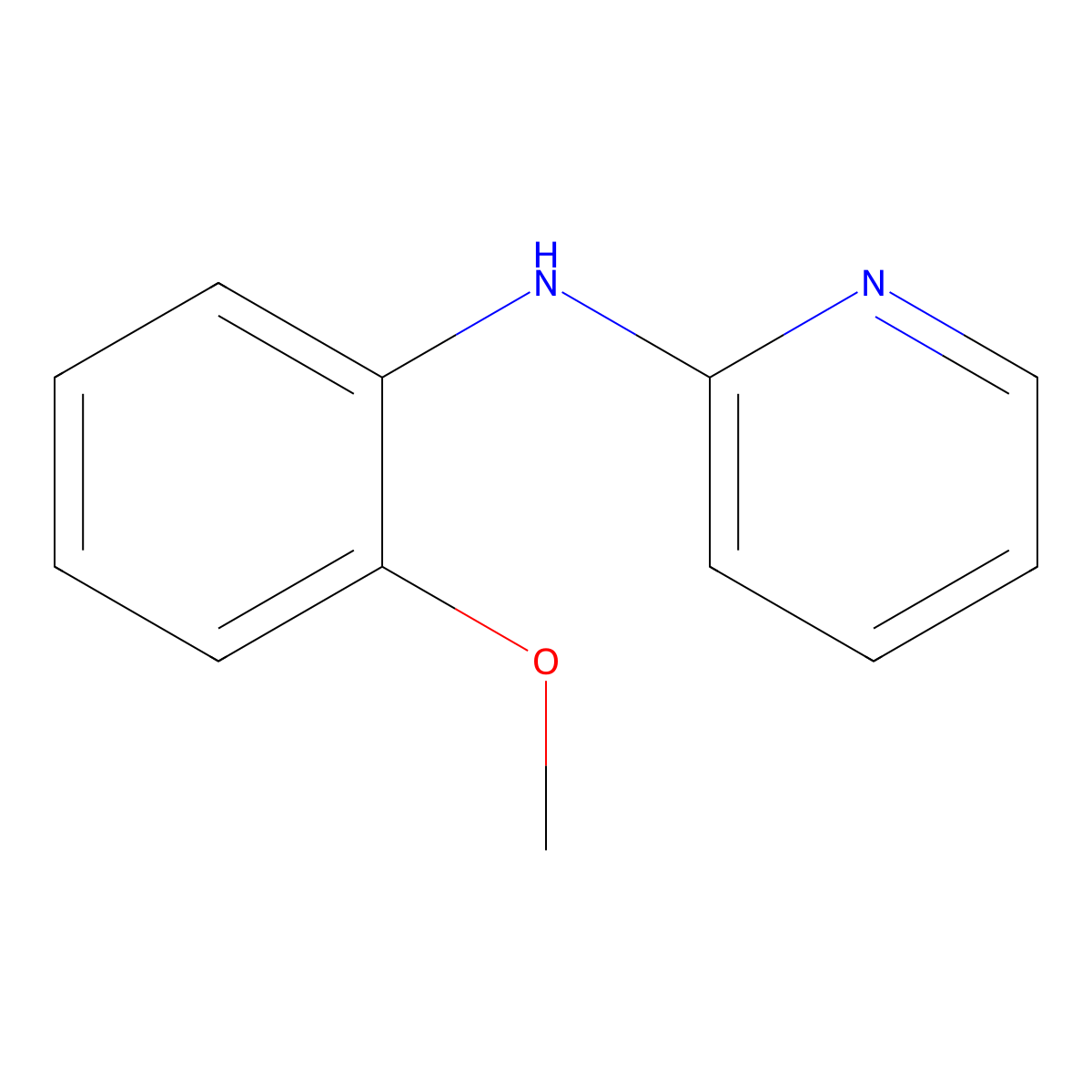 N-(2-methoxyphenyl)pyridin-2-amine molecular structure, CAS 227805-79-0