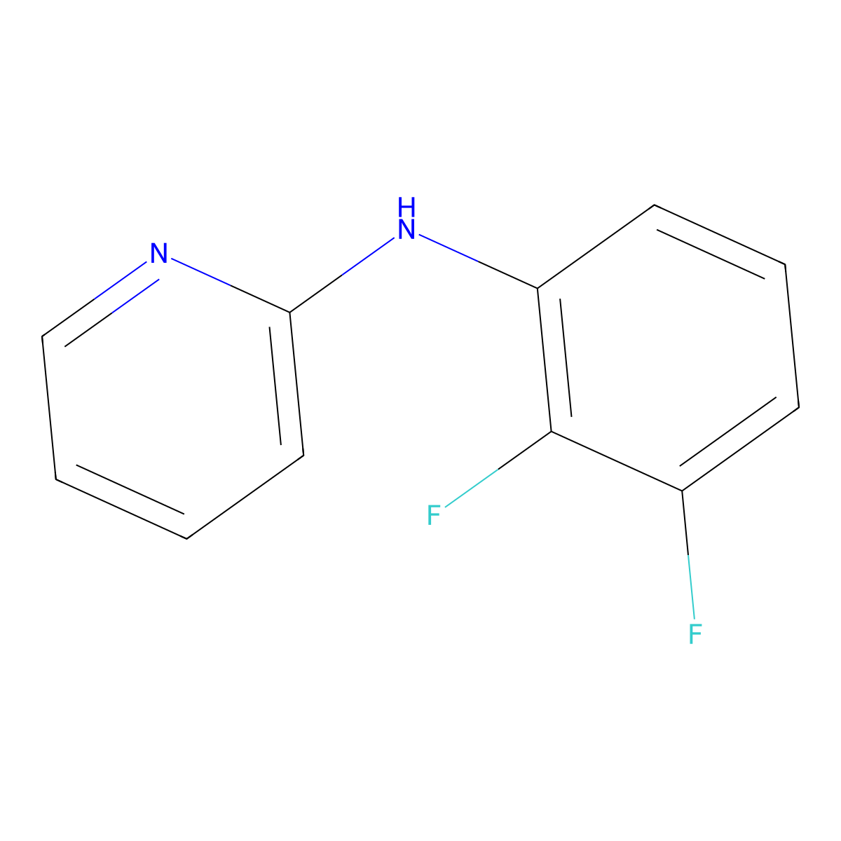 N-(2,3-Difluorophenyl)pyridin-2-amine molecular structure, CAS 227805-81-4
