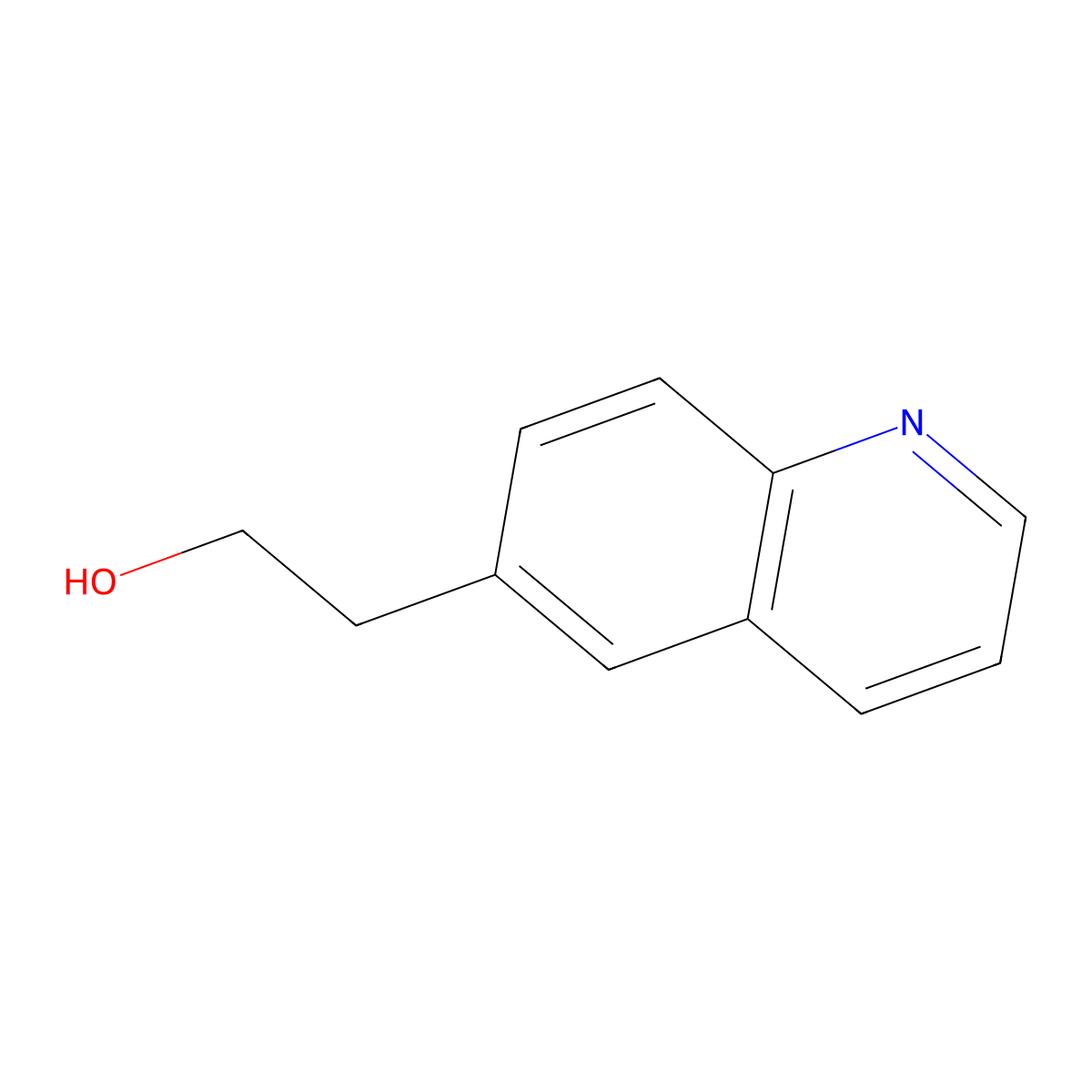 2-(Quinolin-6-YL)ethanol molecular structure, CAS 227809-77-0