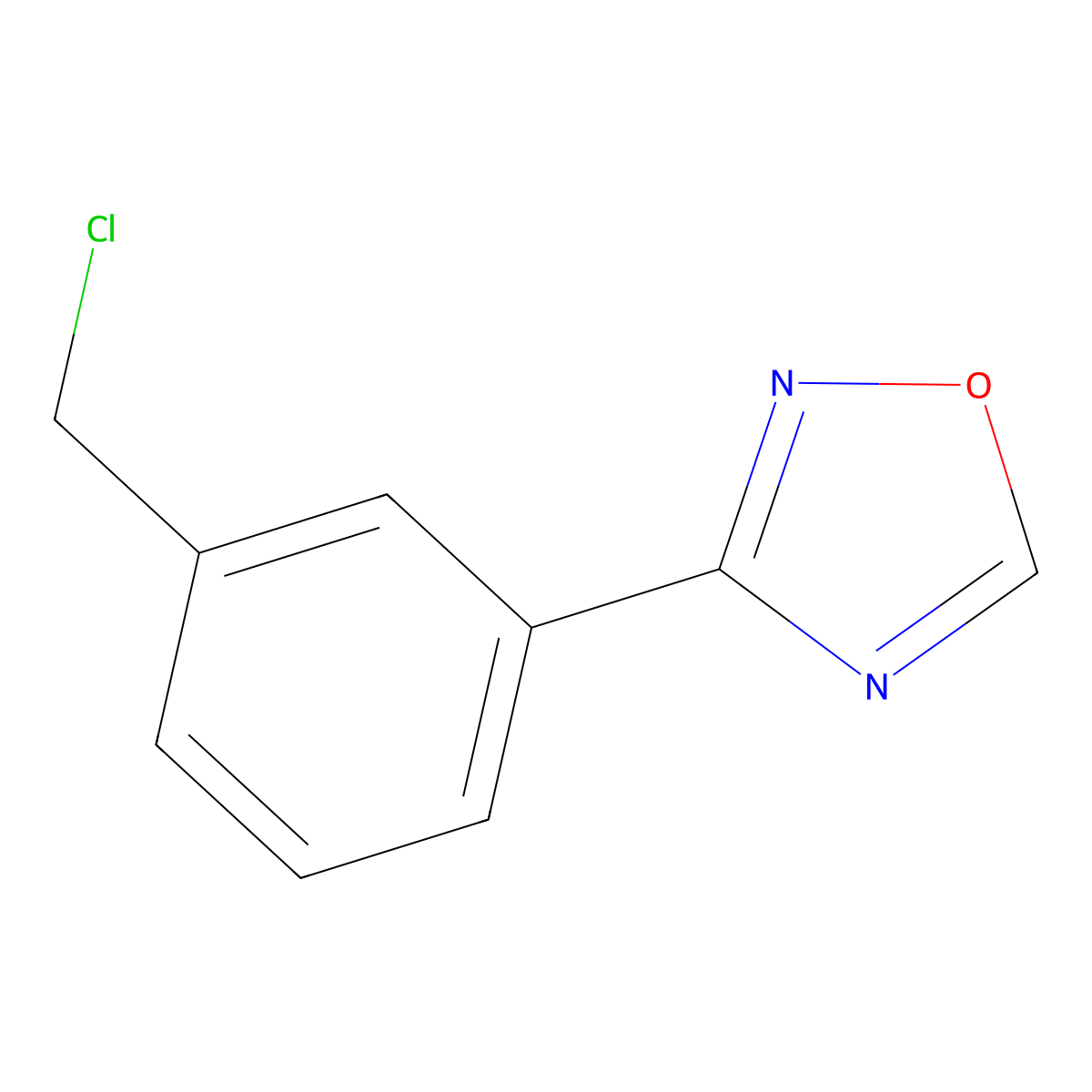3-[3-(Chloromethyl)phenyl]-1,2,4-oxadiazole molecular structure, CAS 2279122-12-0