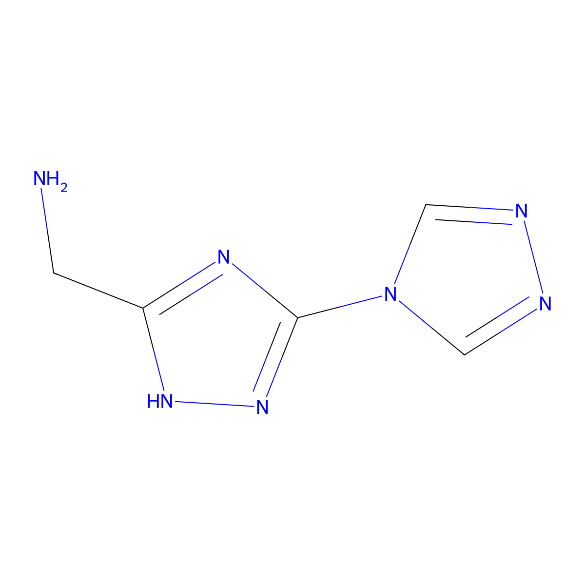 (2H-3,4'-bi-1,2,4-triazol-5-ylmethyl)amine molecular structure, CAS 2279122-17-5