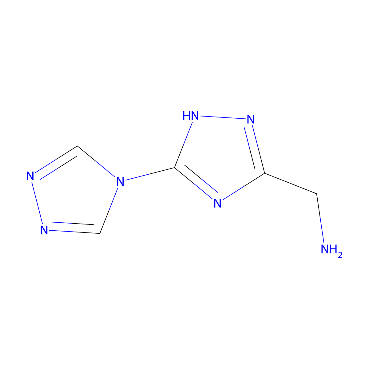 (2H-3,4'-bi-1,2,4-triazol-5-ylmethyl)amine molecular structure, CAS 2279122-17-5