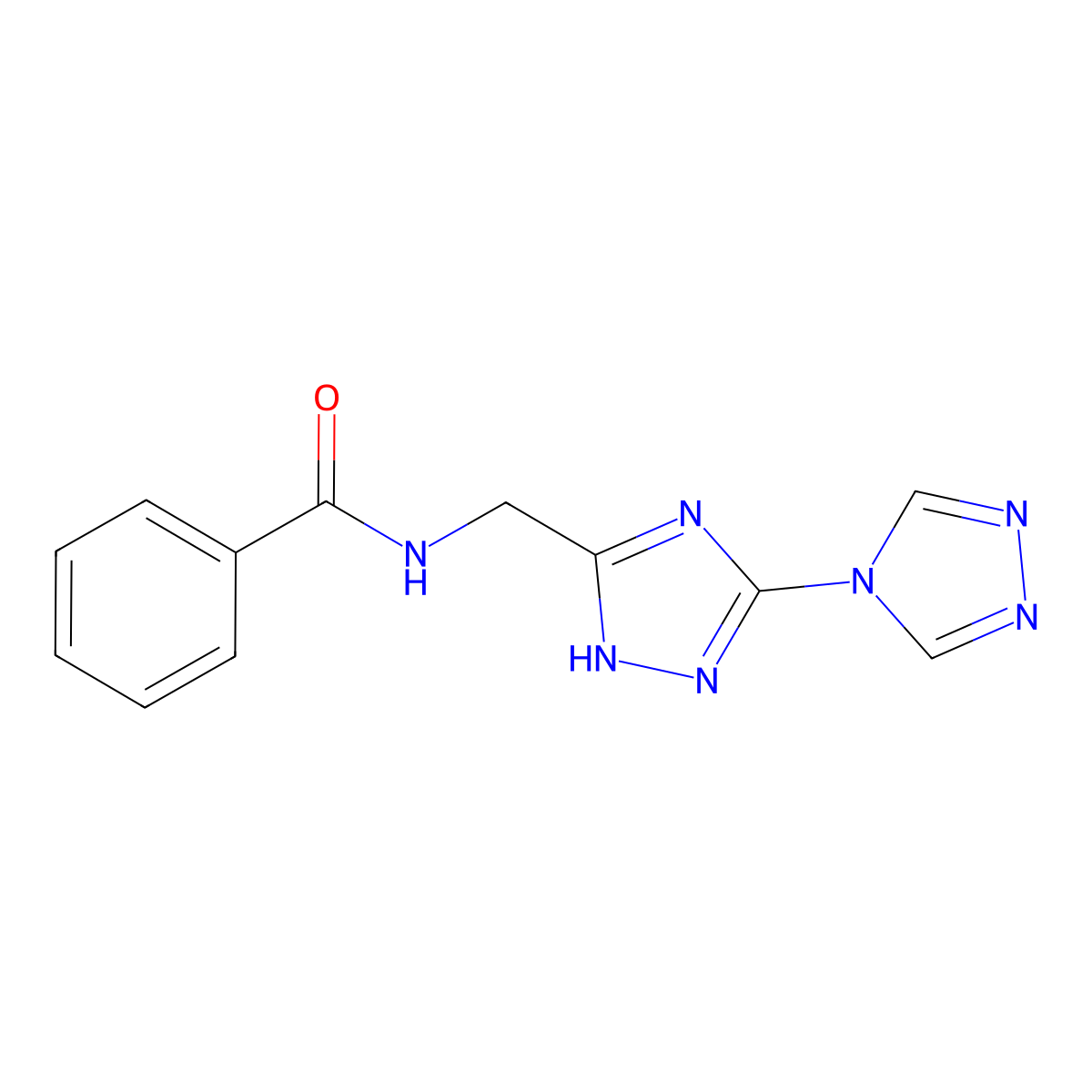 N-(2H-3,4'-Bi-1,2,4-triazol-5-ylmethyl)benzamide molecular structure, CAS 2279122-23-3