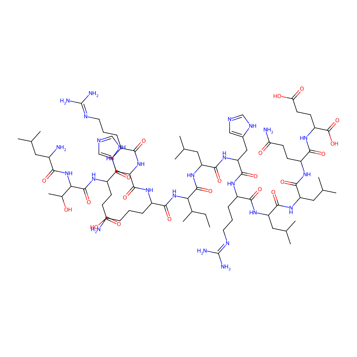 SRC-1 NR box peptide molecular structure, CAS 227929-80-8