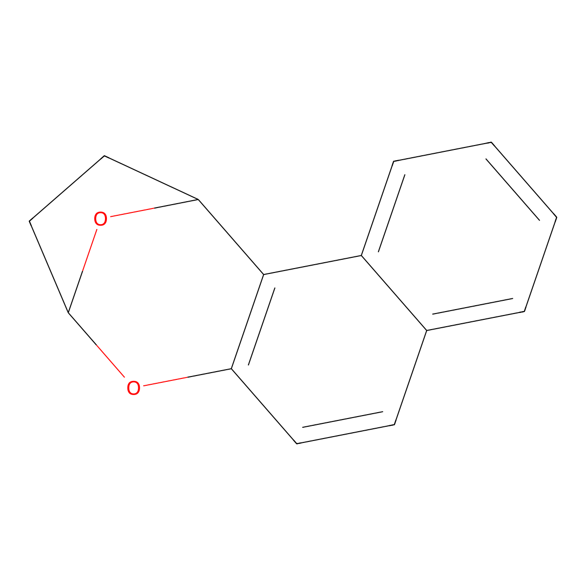 12,16-Dioxatetracyclo[11.2.1.0^{2,11}.0^{3,8}]hexadeca-2(11),3(8),4,6,9-pentaene molecular structure, CAS 22794-75-8