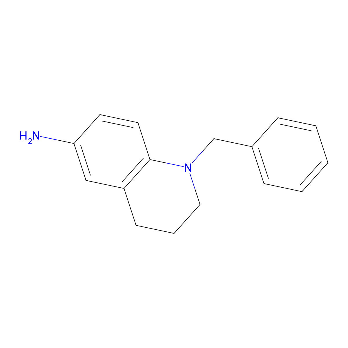 1-Benzyl-1,2,3,4-tetrahydroquinolin-6-amine molecular structure, CAS 227956-94-7