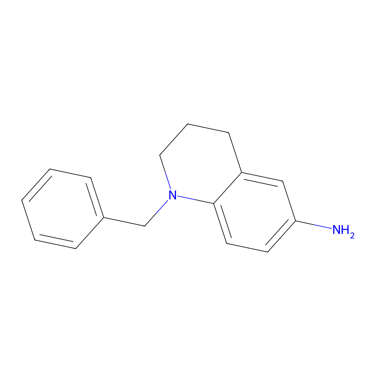 1-Benzyl-1,2,3,4-tetrahydroquinolin-6-amine molecular structure, CAS 227956-94-7