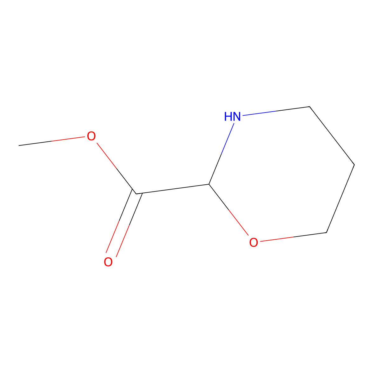 Methyl 1,3-oxazinane-2-carboxylate molecular structure, CAS 2279778-29-7