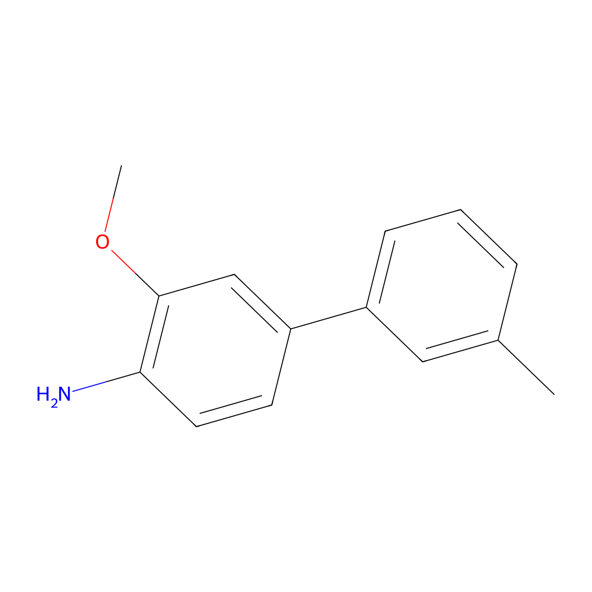 3-Methoxy-3'-methyl-[1,1'-biphenyl]-4-amine molecular structure, CAS 2279838-25-2