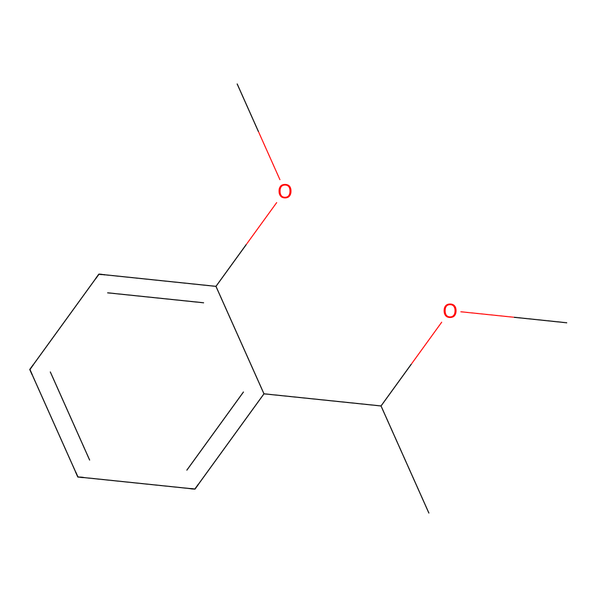 1-Methoxy-2-(1-methoxyethyl)benzene molecular structure, CAS 22800-73-3