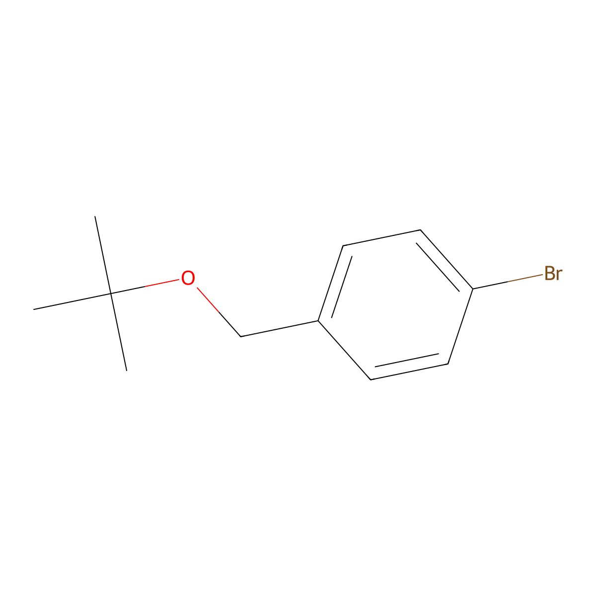1-Bromo-4-(tert-butoxymethyl)benzene molecular structure, CAS 22807-80-3