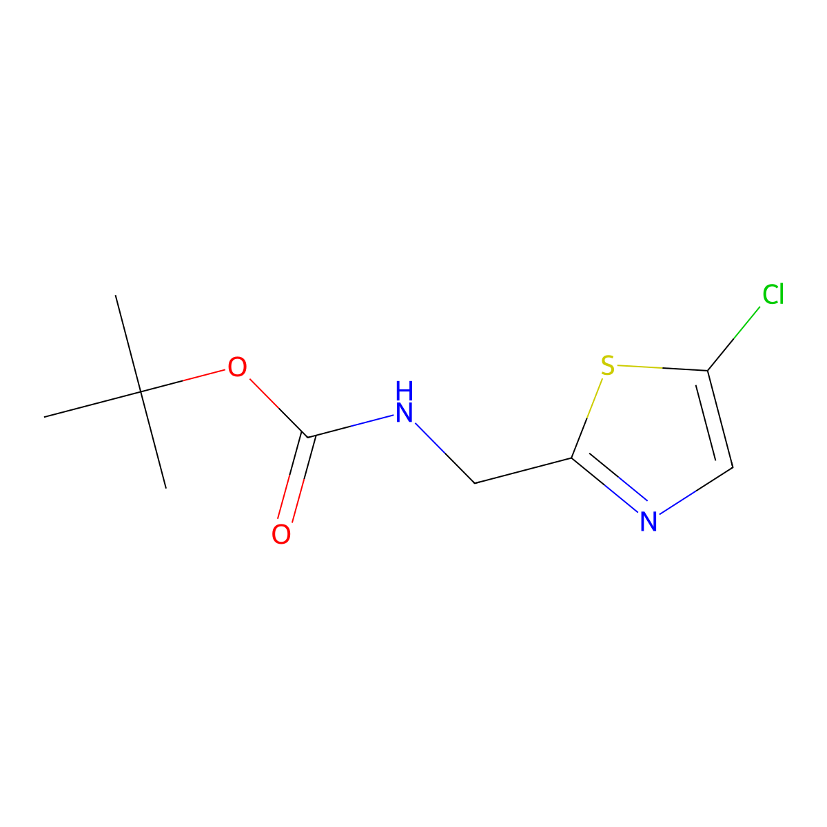 (5-Chloro-thiazol-2-ylmethyl)-carbamic acid tert-butyl ester molecular structure, CAS 2280730-94-9