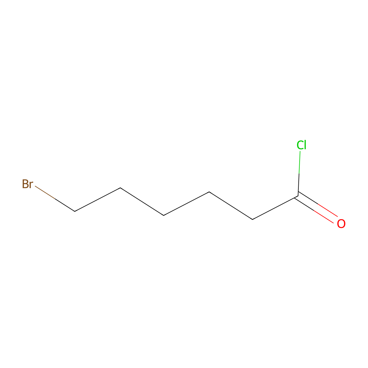 6-Bromohexanoyl chloride molecular structure, CAS 22809-37-6