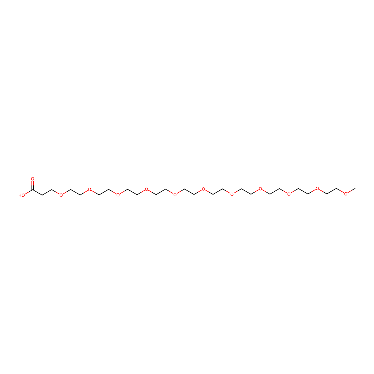 m-PEG11-acid molecular structure, CAS 2280998-74-3