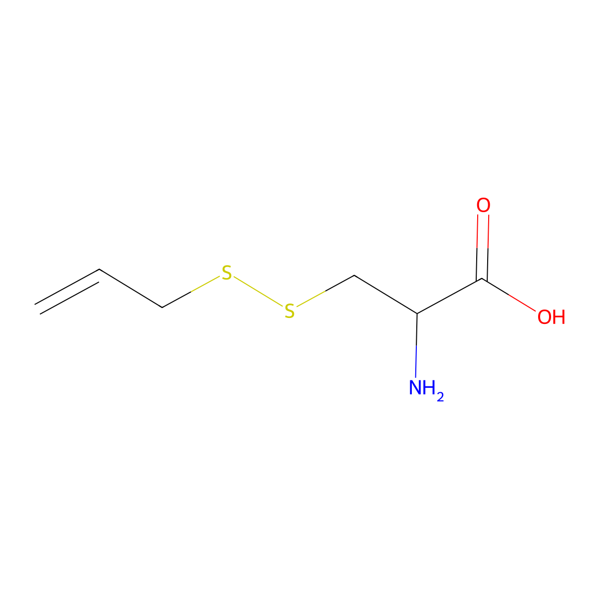 S-(Allylthio)-L-cysteine molecular structure, CAS 2281-22-3