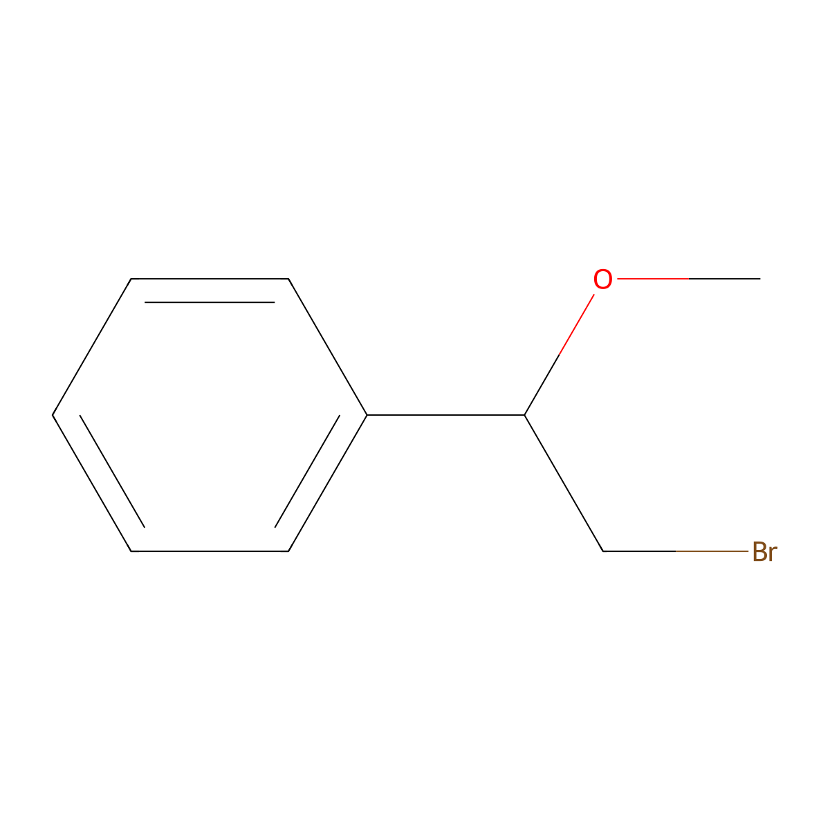[(1S)-2-bromo-1-methoxyethyl]benzene molecular structure, CAS 22810-55-5