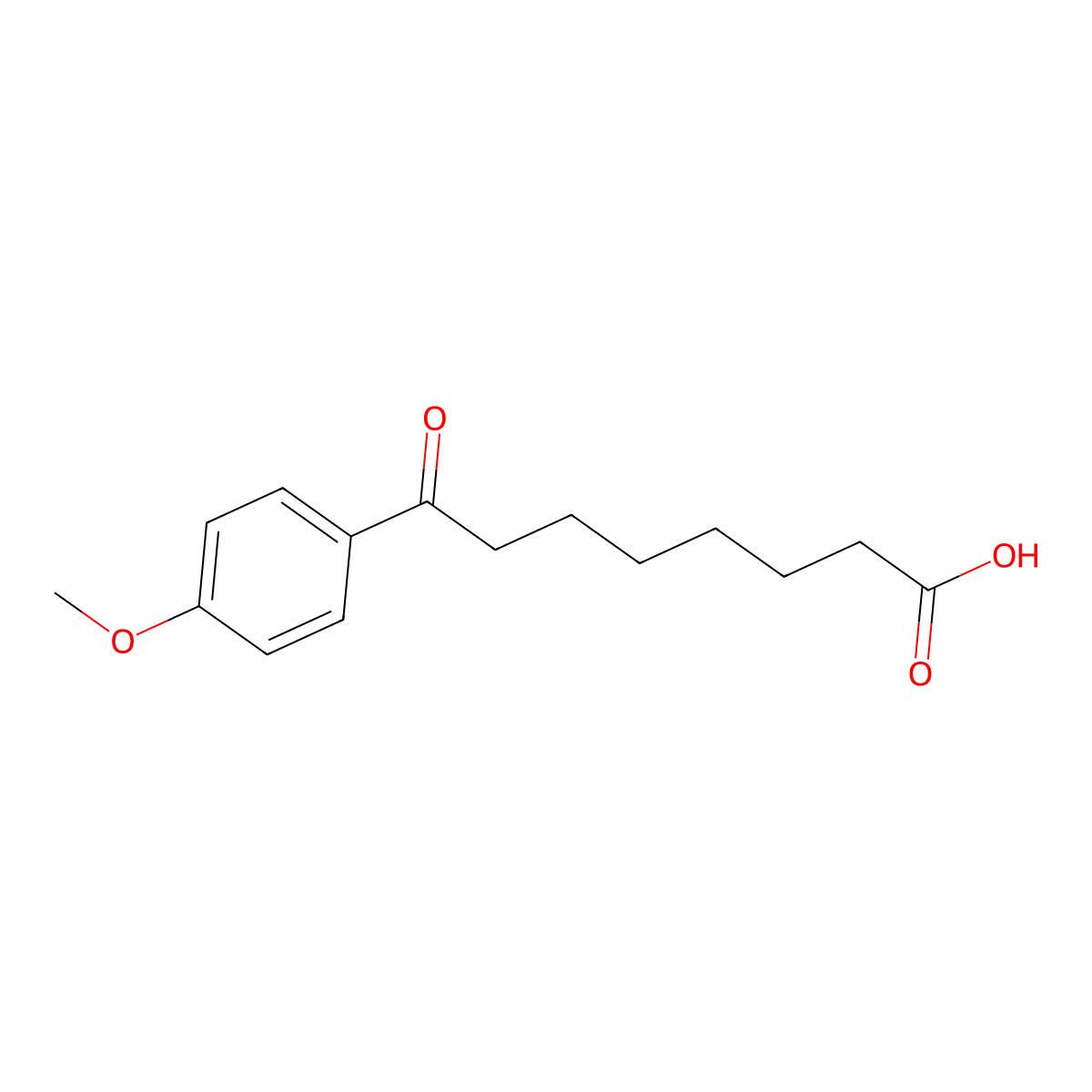 8-(4-Methoxyphenyl)-8-oxooctanoic acid molecular structure, CAS 22811-92-3
