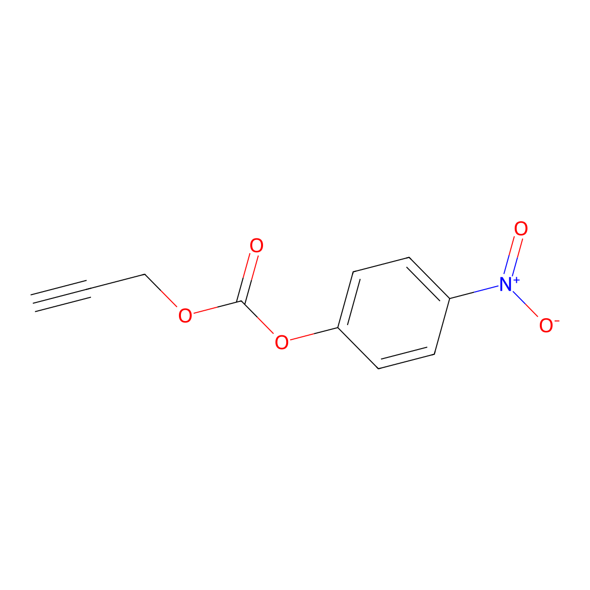 4-Nitrophenyl prop-2-yn-1-yl carbonate molecular structure, CAS 228111-40-8