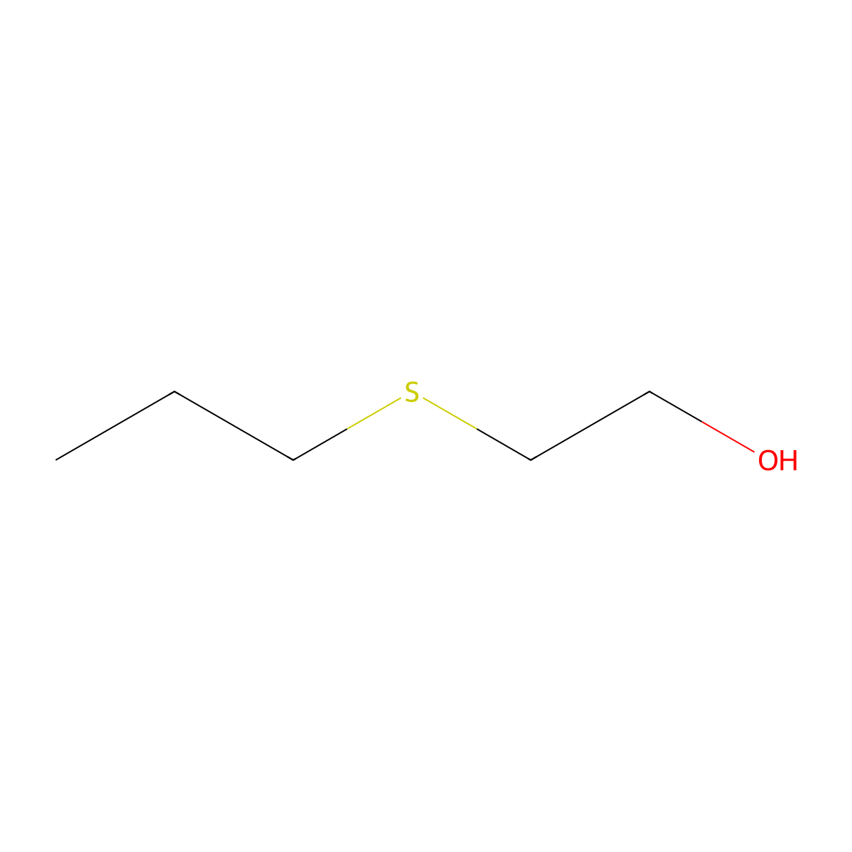2-(Propylthio)ethanol molecular structure, CAS 22812-90-4