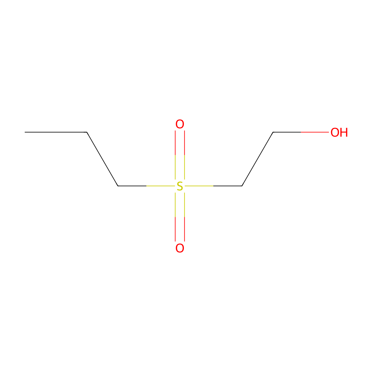 2-(Propylsulfonyl)ethanol molecular structure, CAS 22812-93-7