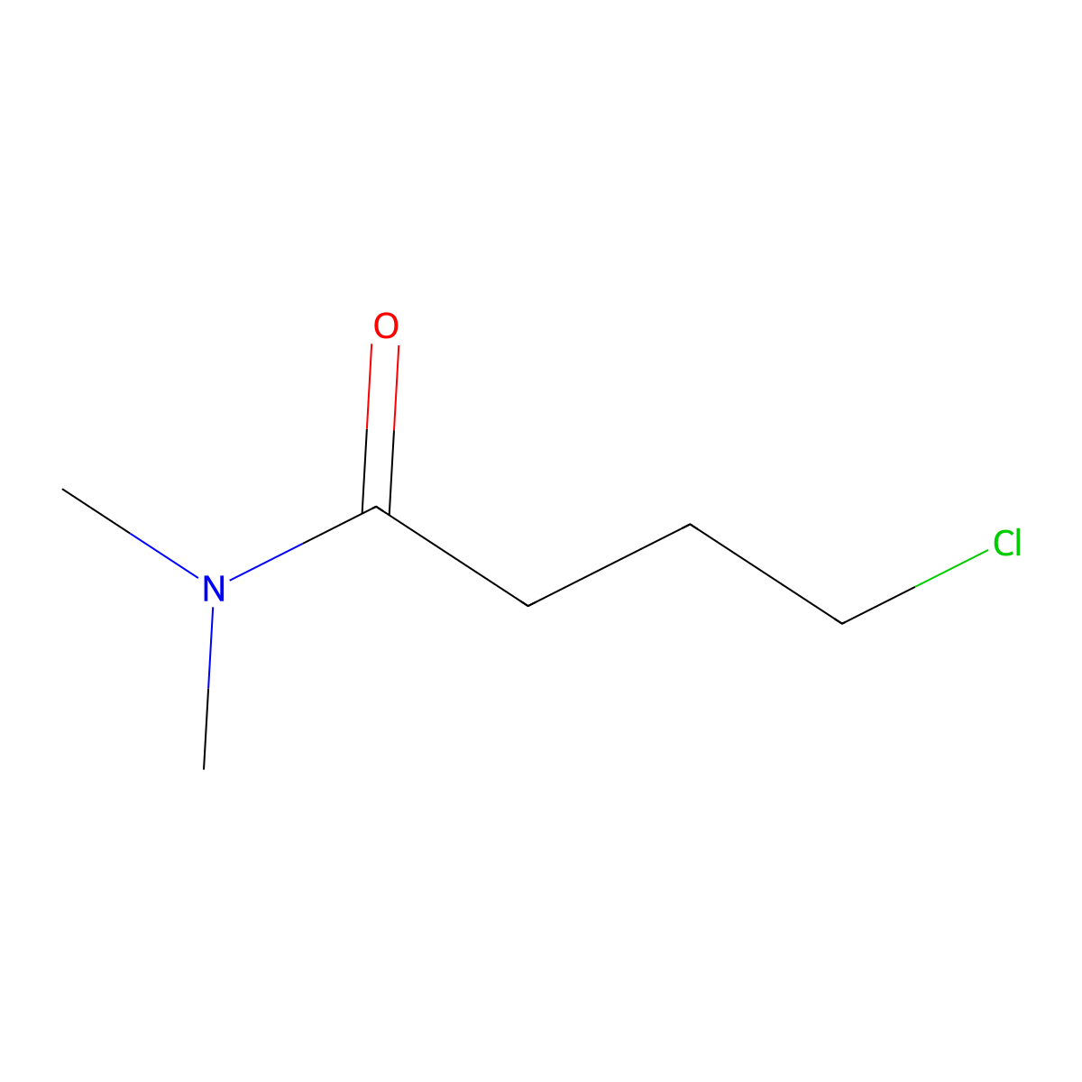 4-chloro-N,N-dimethylbutyramide molecular structure, CAS 22813-58-7