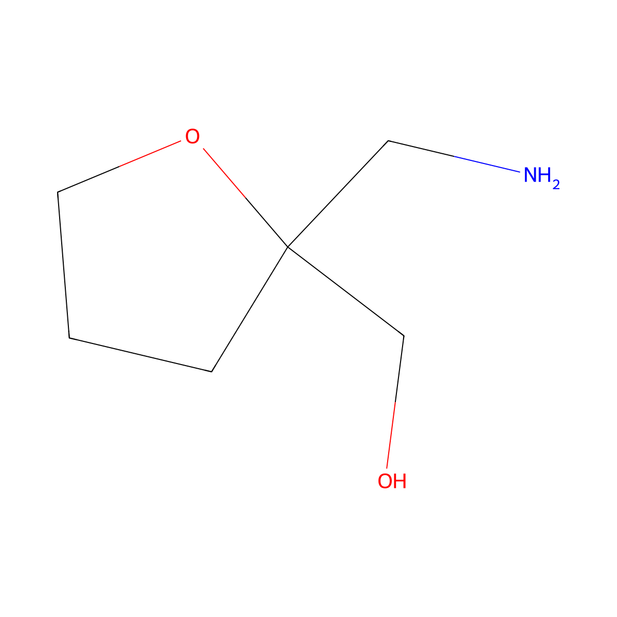 [2-(Aminomethyl)oxolan-2-yl]methanol molecular structure, CAS 2281310-47-0