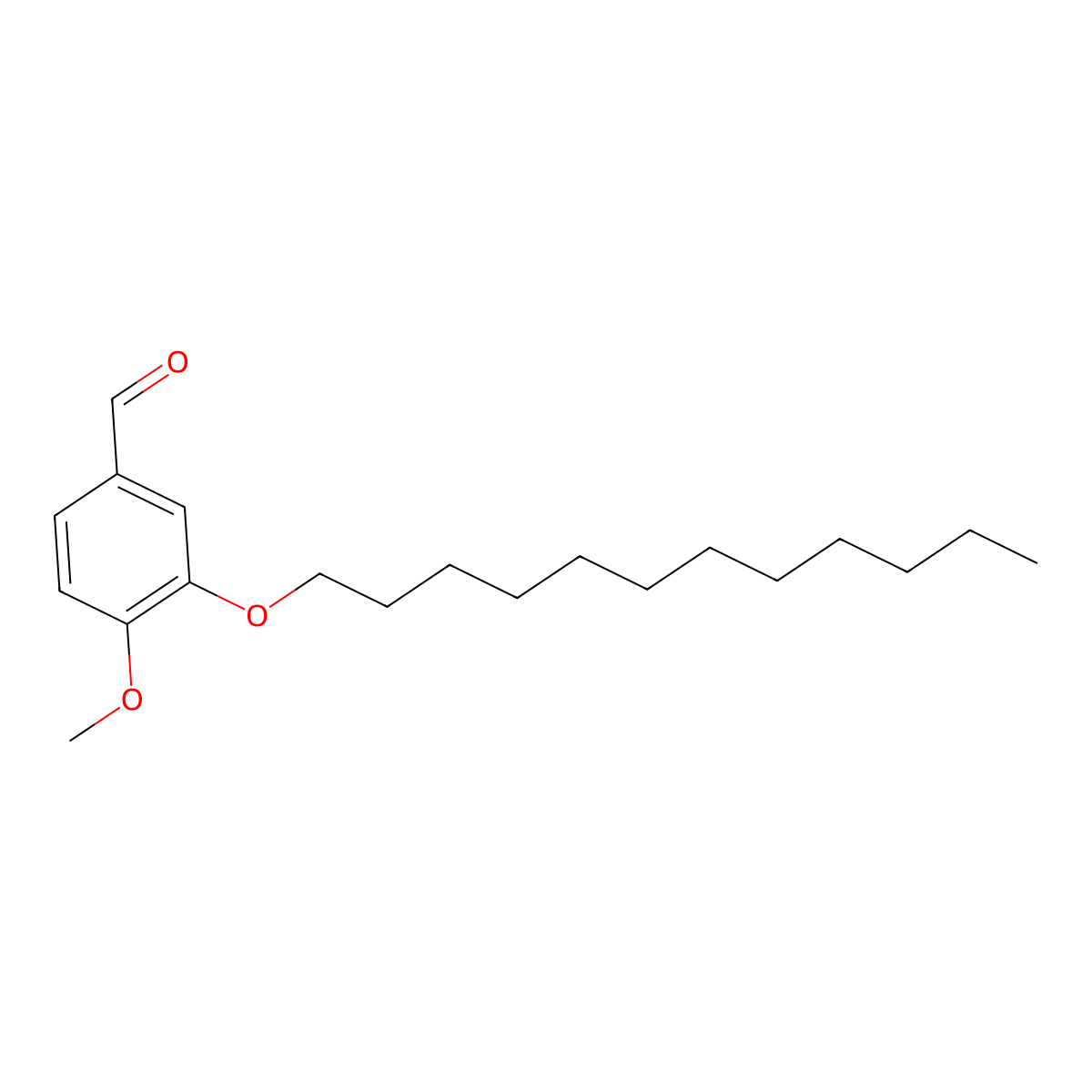 3-(Dodecyloxy)-4-methoxybenzaldehyde molecular structure, CAS 2281764-68-7