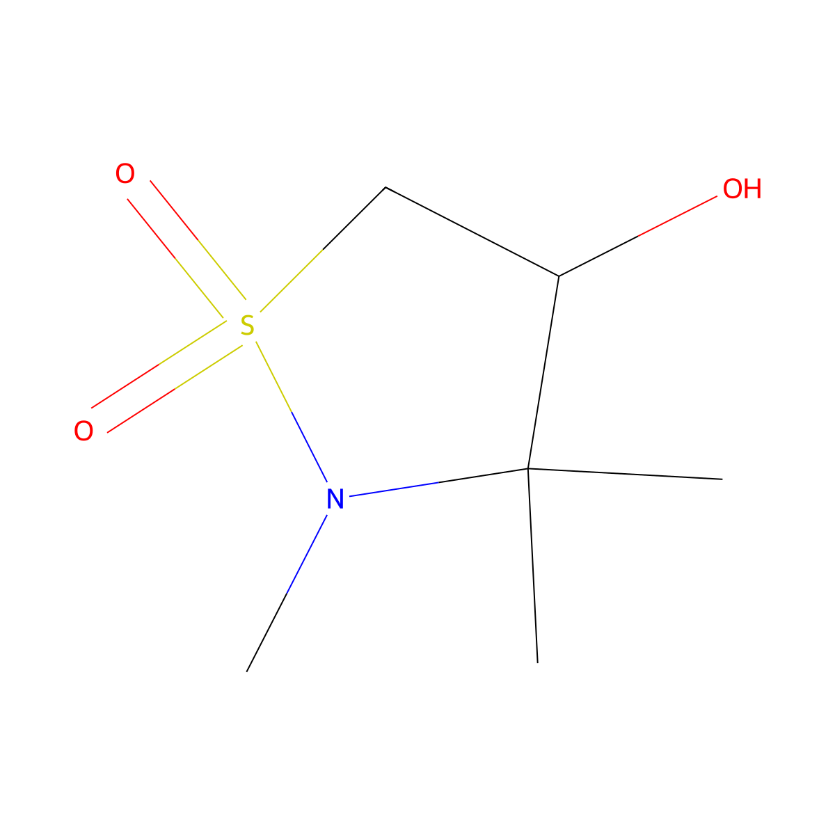 4-Hydroxy-2,3,3-trimethylisothiazolidine 1,1-dioxide molecular structure, CAS 2281811-08-1