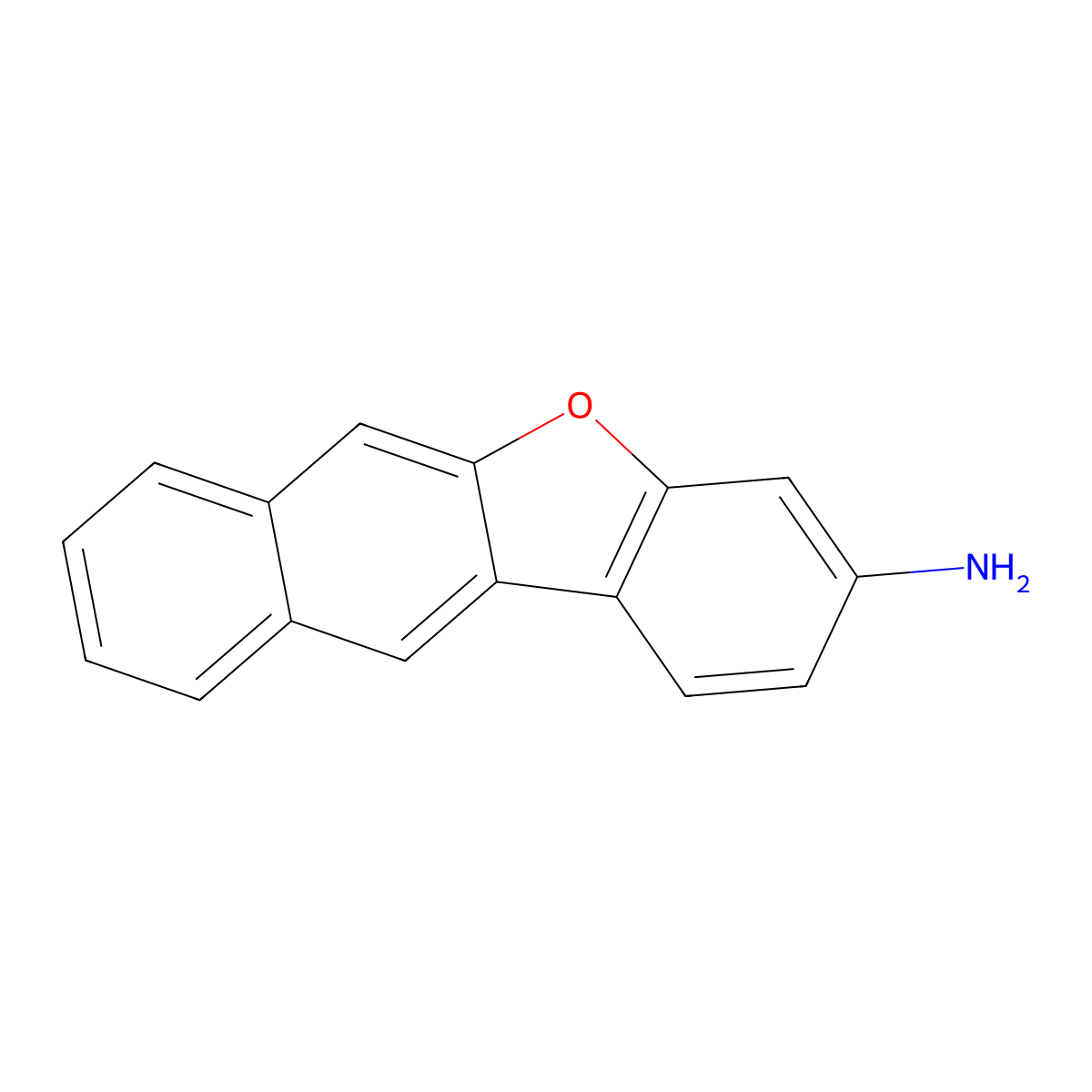 Naphtho[2,3-b]benzofuran-3-amine molecular structure, CAS 2281888-57-9