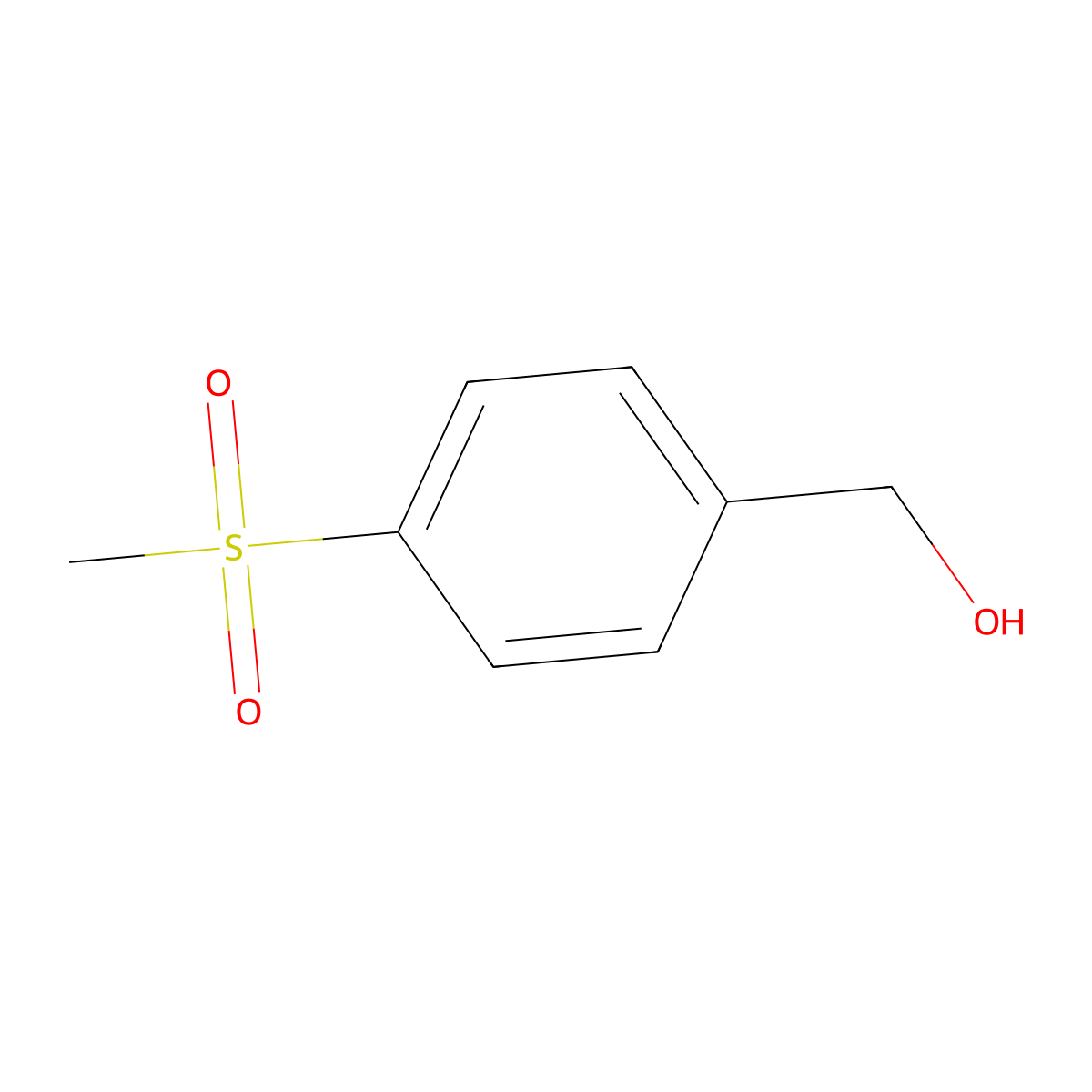 (4-Methanesulfonylphenyl)methanol molecular structure, CAS 22821-77-8