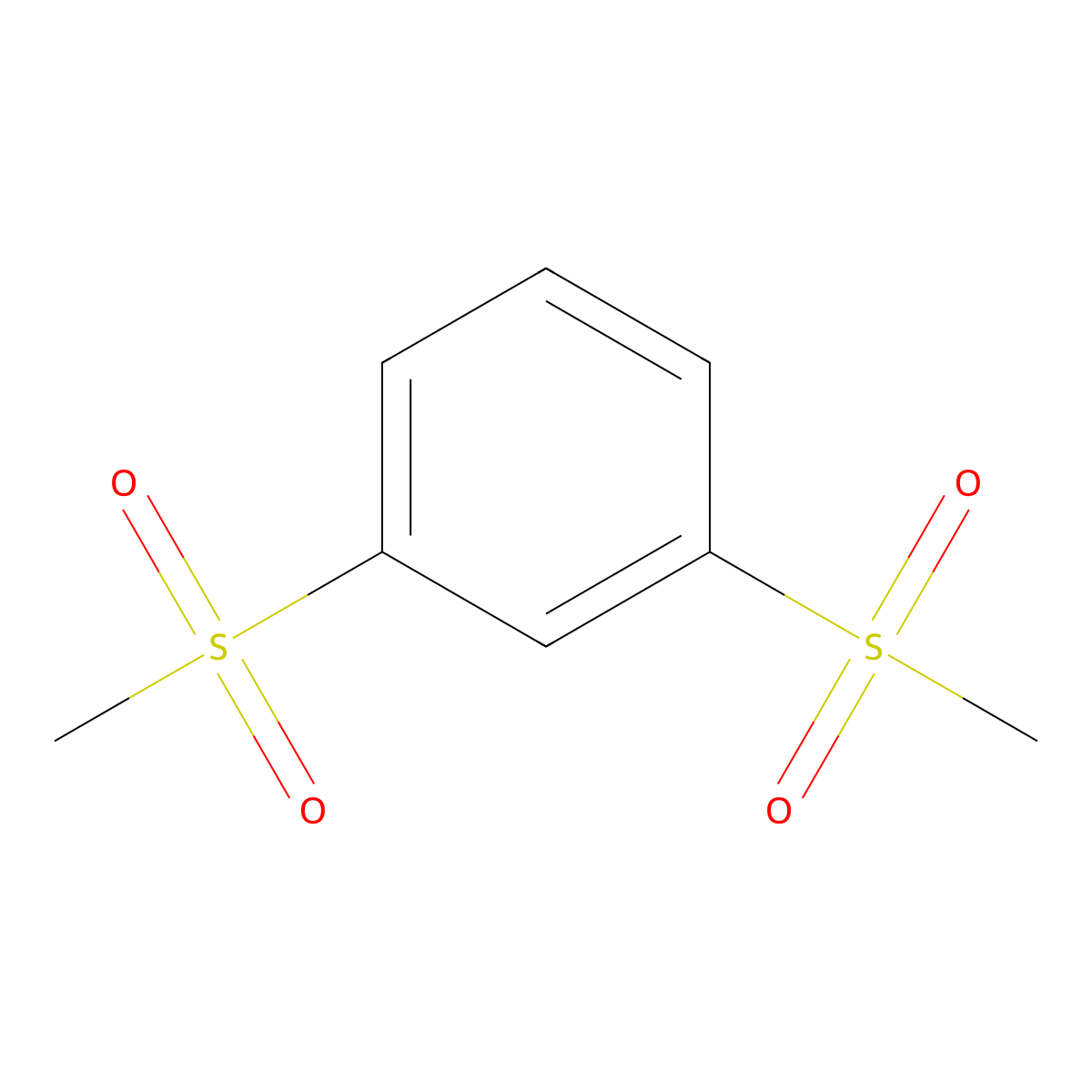 1,3-Bis(methylsulfonyl)benzene molecular structure, CAS 22821-85-8