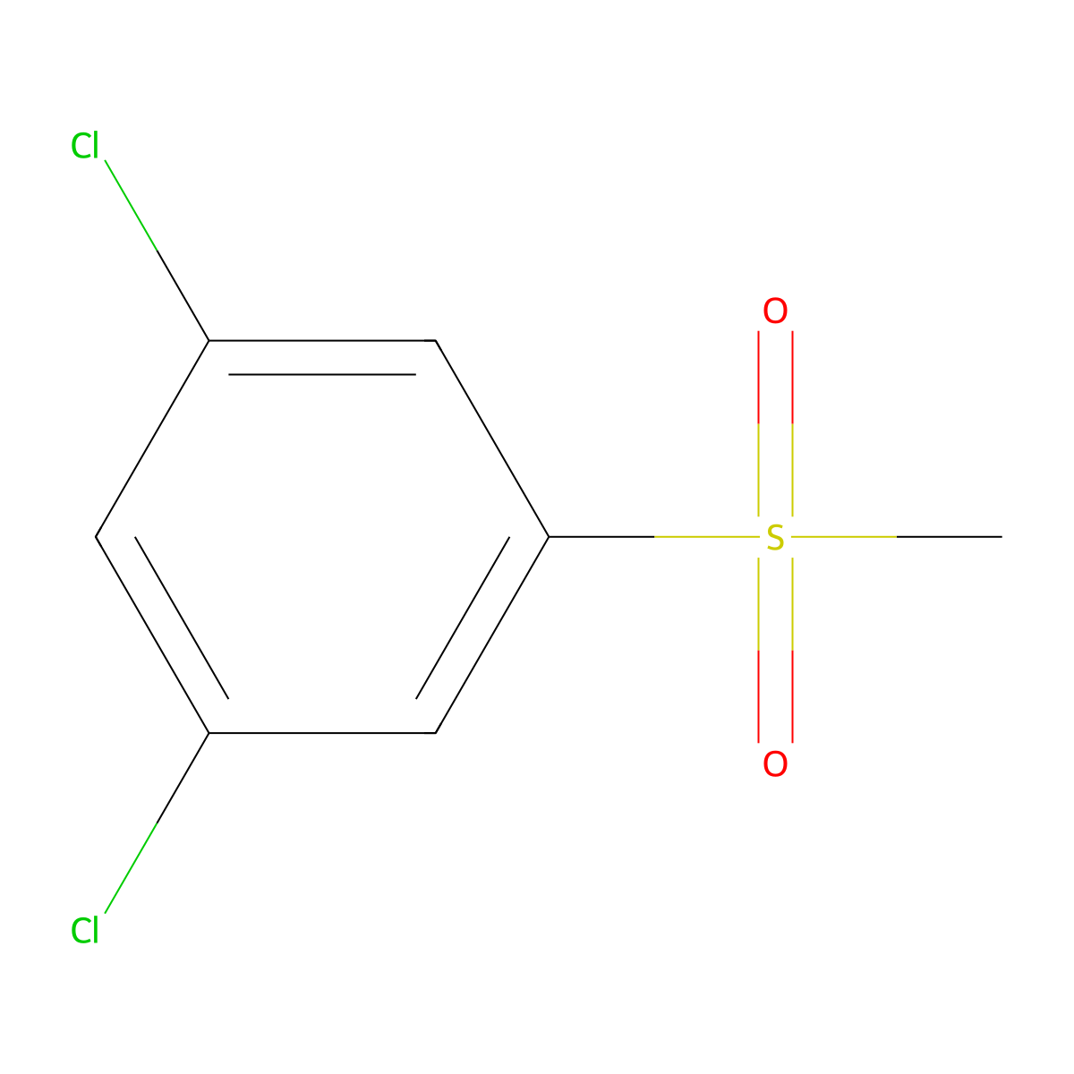 1,3-Dichloro-5-(methylsulfonyl)benzene molecular structure, CAS 22821-89-2