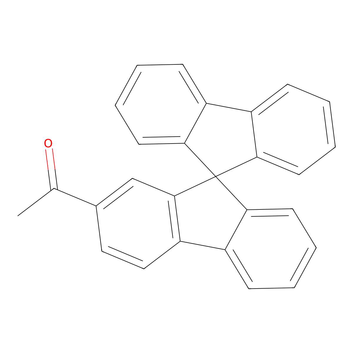 1-{9,9'-Spirobi[fluoren]-2-yl}ethan-1-one molecular structure, CAS 22824-82-4