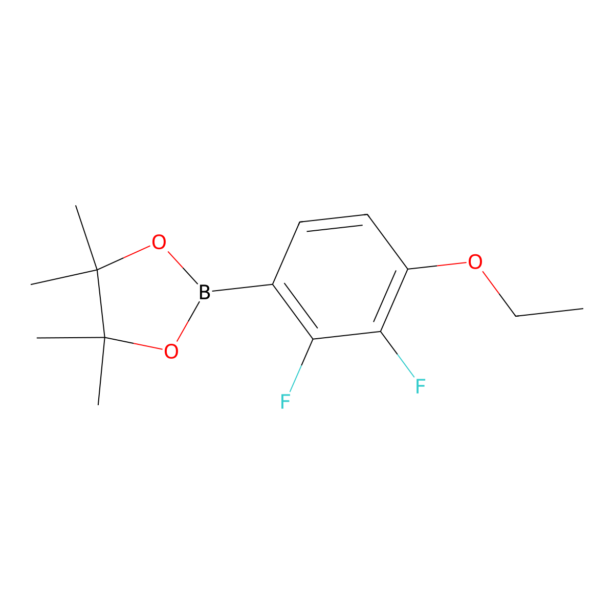 2-(4-Ethoxy-2,3-difluorophenyl)-4,4,5,5-tetramethyl-1,3,2-dioxaborolane molecular structure, CAS 2282635-46-3