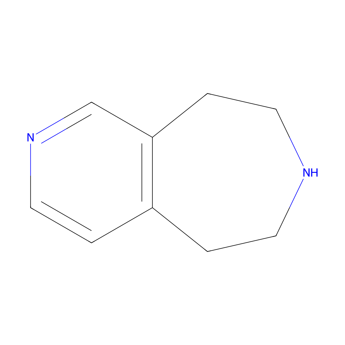 6,7,8,9-Tetrahydro-5H-pyrido[3,4-d]azepine molecular structure, CAS 228271-47-4