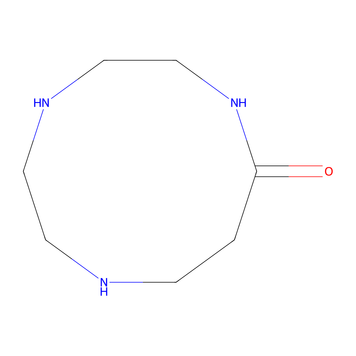1,4,7-Triazecan-8-one molecular structure, CAS 2282861-29-2