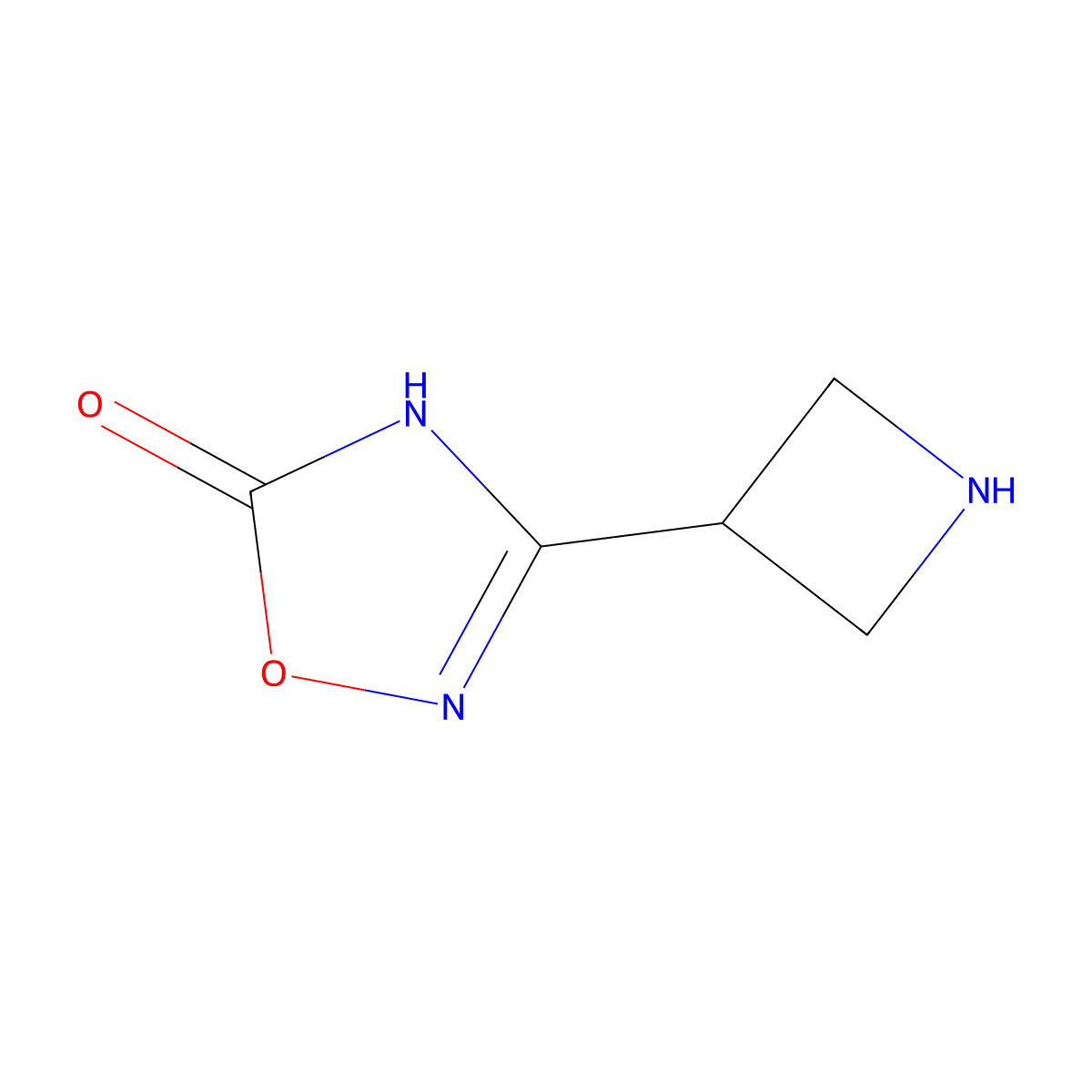 3-(Azetidin-3-yl)-1,2,4-oxadiazol-5-ol molecular structure, CAS 2282895-26-3