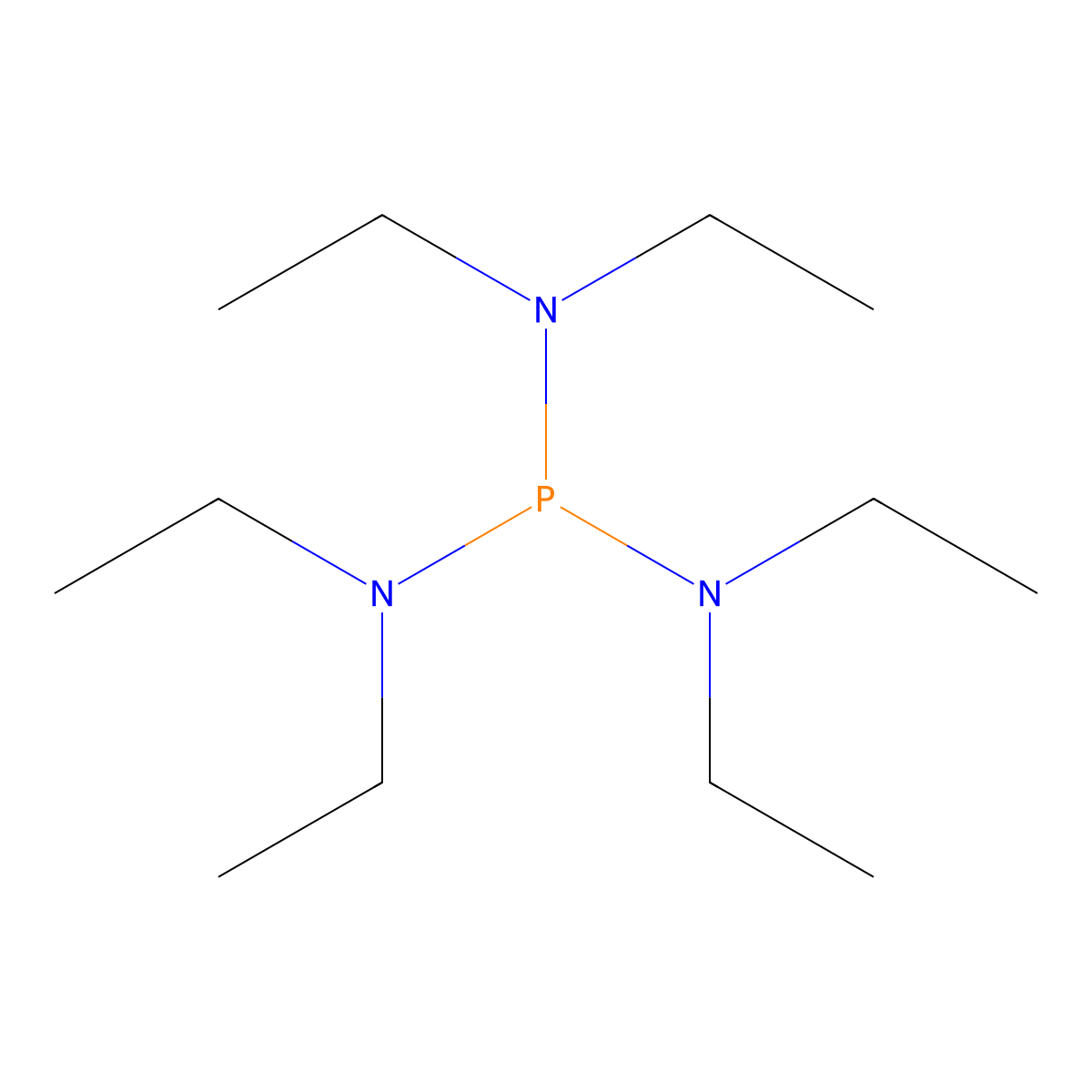 Hexaethylphosphorous triamide molecular structure, CAS 2283-11-6
