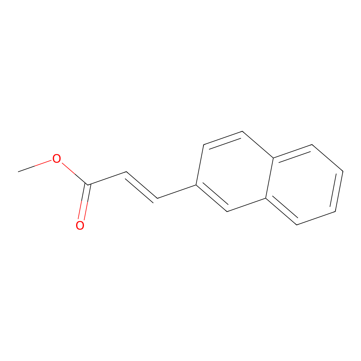 3-Naphthalen-2-yl-acrylic acid methyl ester molecular structure, CAS 22837-78-1