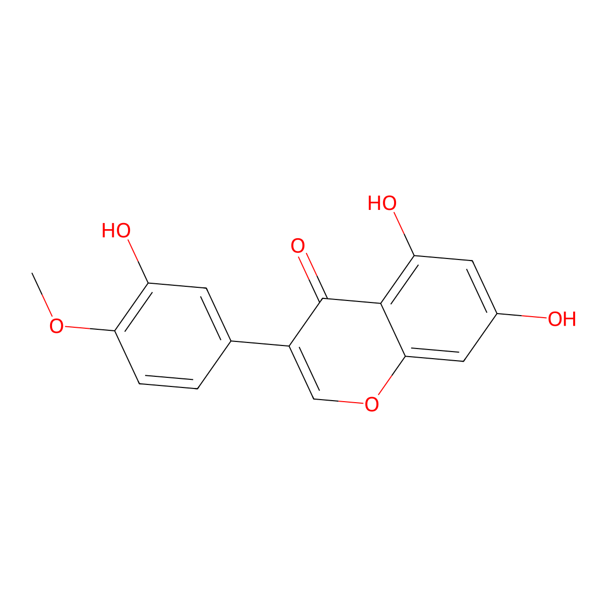 4'-Methoxy-3',5,7-trihydroxyisoflavone molecular structure, CAS 2284-31-3