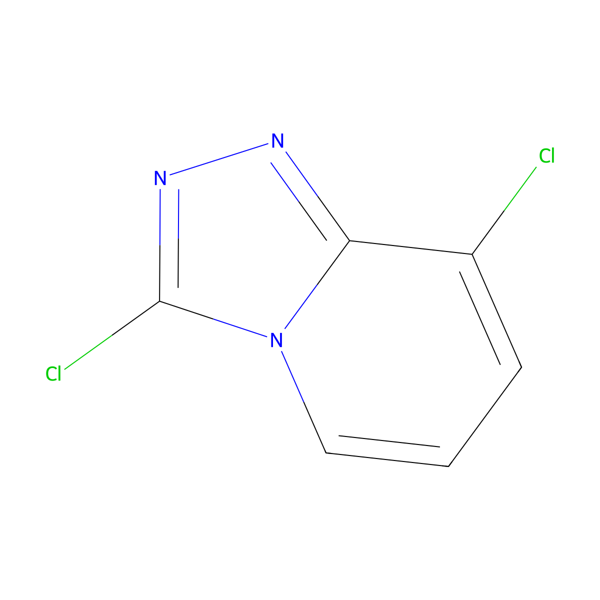 3,8-Dichloro-[1,2,4]triazolo[4,3-a]pyridine molecular structure, CAS 22841-86-7