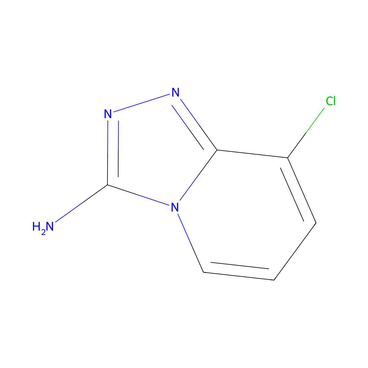 8-Chloro-[1,2,4]triazolo[4,3-a]pyridin-3-amine molecular structure, CAS 22841-90-3